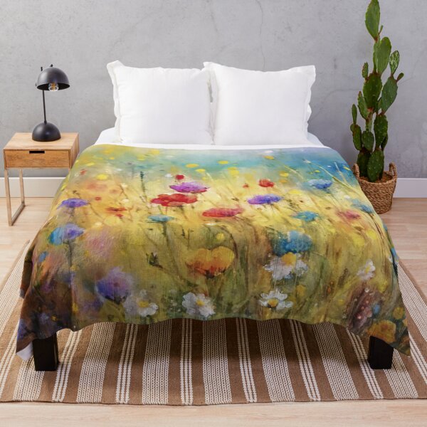 Item preview, Fields of Joy – Dreamy Colorful Wildflowers designed and sold by Arjen Roos.