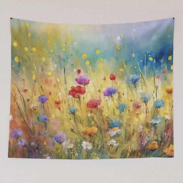 Item preview, Fields of Joy – Dreamy Colorful Wildflowers designed and sold by Arjen Roos.