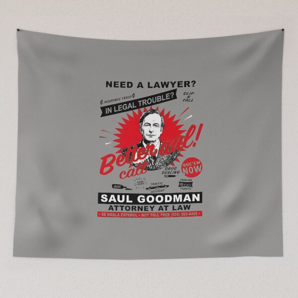 Item preview, Better Call Saul Vintage Lawyer Ad-88 designed and sold by StefanieSehler.