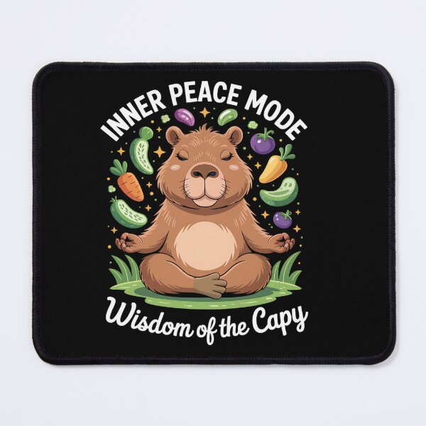Item preview, Capybara Meditation – Peaceful Mindfulness Wellness Nature Lifestyle Vibes designed and sold by Taans-Creation.