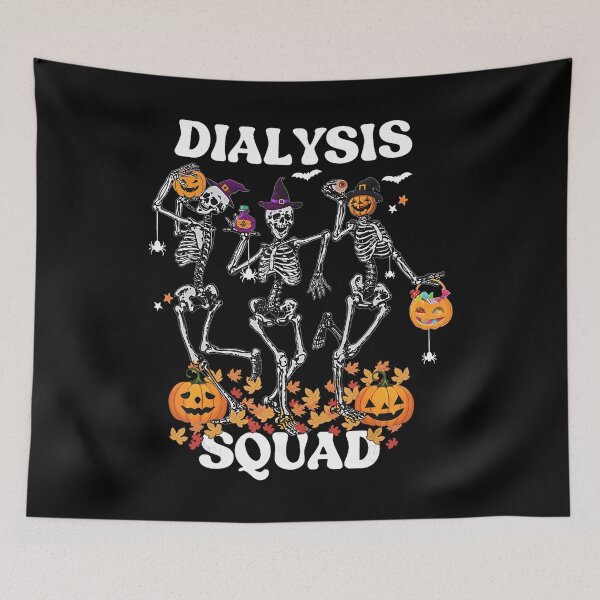 Item preview, Spooky Dialysis Squad Dancing Skeleton Halloween designed and sold by NoeValdric.