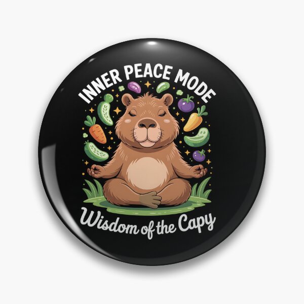 Item preview, Capybara Meditation – Peaceful Mindfulness Wellness Nature Lifestyle Vibes designed and sold by Taans-Creation.