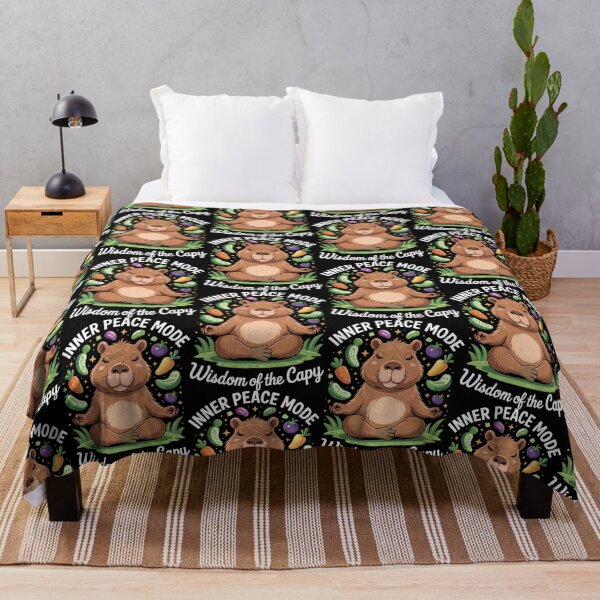 Item preview, Capybara Meditation – Peaceful Mindfulness Wellness Nature Lifestyle Vibes designed and sold by Taans-Creation.