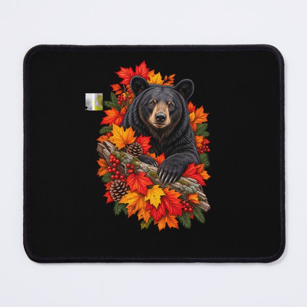 Item preview, Black Bear in Autumn designed and sold by RockitBaby.