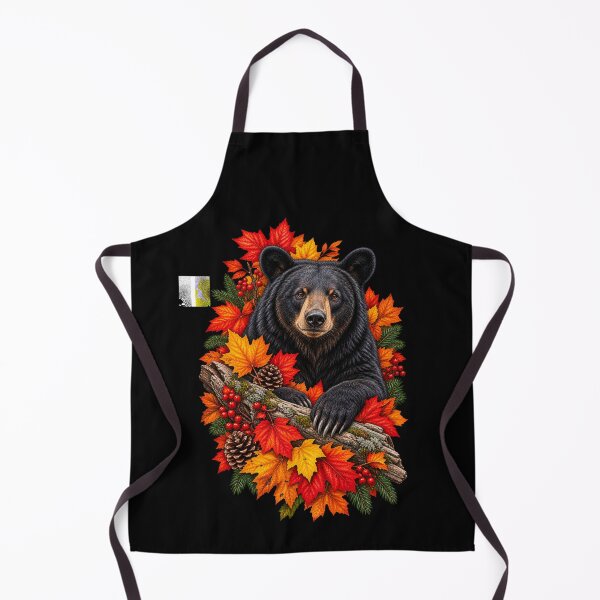 Item preview, Black Bear in Autumn designed and sold by RockitBaby.