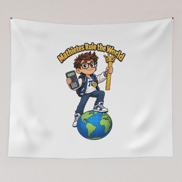 Item preview, Mathletes Rule the World designed and sold by Mystik-Media.
