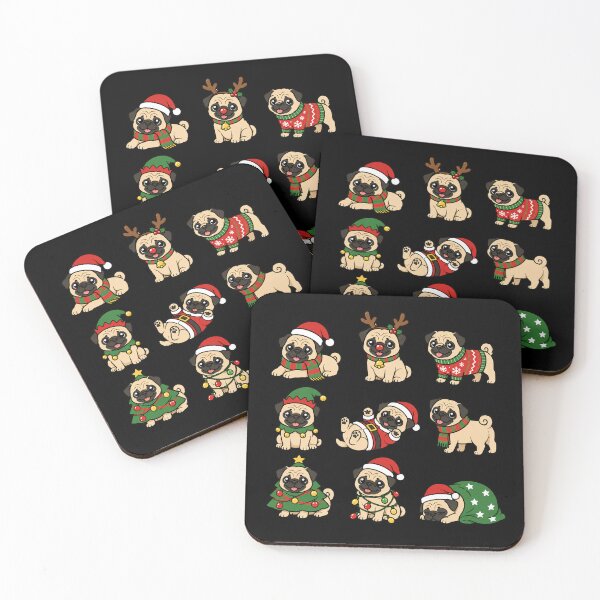 Item preview, Funny Pug Dog Christmas Holiday Xmas Mom Dad designed and sold by rafaeltto.