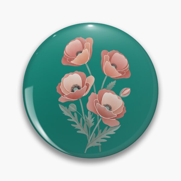 Item preview, Watercolor Red Poppies Flower Botanic Art designed and sold by Mattigiov.