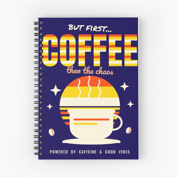 Item preview,  But First Coffee Retro 70s Sunset Groovy Coffee Lover Caffeine Addict Vintage Aesthetic Mug Tee designed and sold by moonyeto.