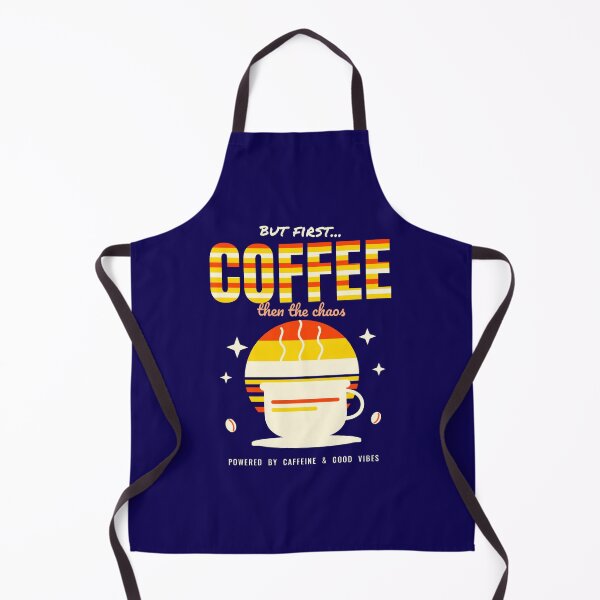 Item preview,  But First Coffee Retro 70s Sunset Groovy Coffee Lover Caffeine Addict Vintage Aesthetic Mug Tee designed and sold by moonyeto.