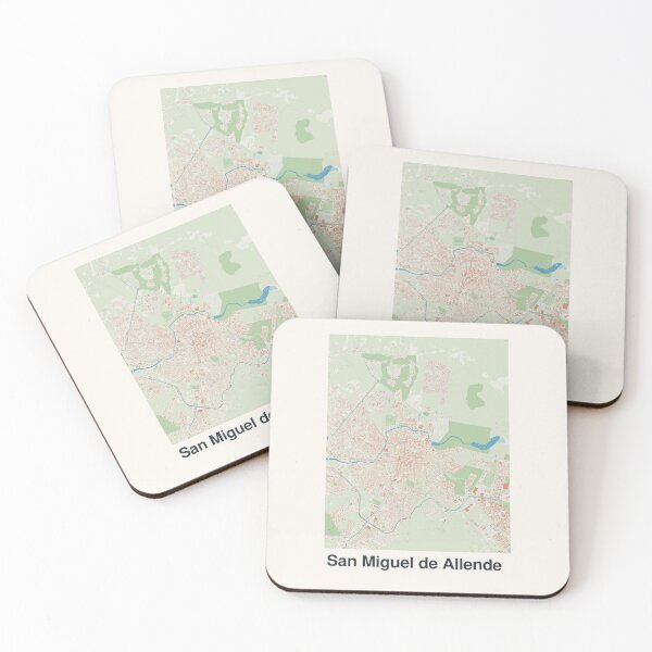 Item preview, San Miguel de Allende Minimalistic Map Art designed and sold by MapsNerd.