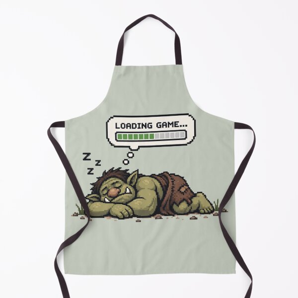 Item preview, Loading Game - Sleeping Troll Pixel Art designed and sold by ZirionEstudio.
