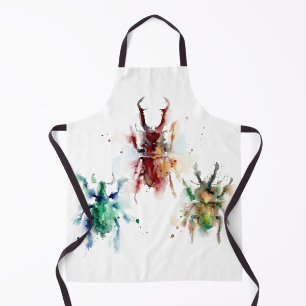 Item preview, Vibrant Beetle Trio Watercolor Insect Art designed and sold by caracatita75.