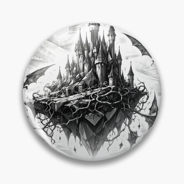 Item preview, Floating Castle Over Ocean designed and sold by cuprum.
