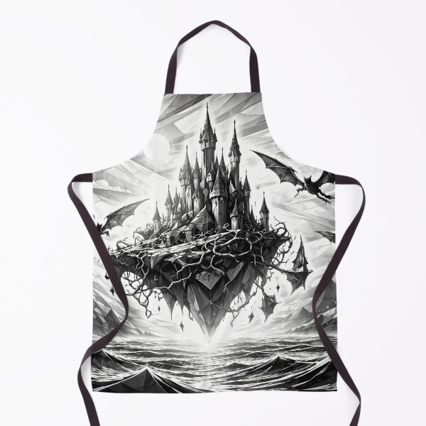 Item preview, Floating Castle Over Ocean designed and sold by cuprum.