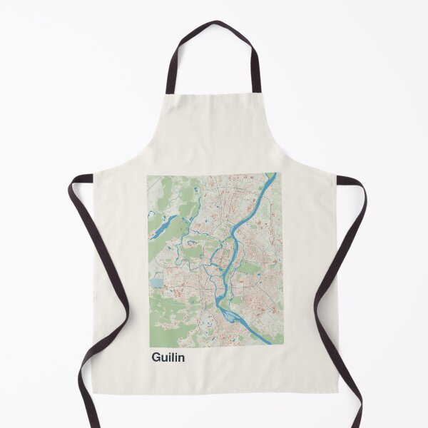 Item preview, Guilin Minimalistic Map Art designed and sold by MapsNerd.