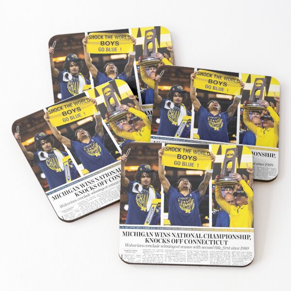 Item preview, The Michigan Daily Front Cover 4/8/26 (Men's Basketball National Champions) designed and sold by michigan-daily.