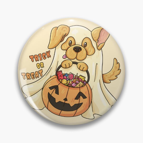 Item preview, Ghost dog trick or treat designed and sold by Maria-Henriques.