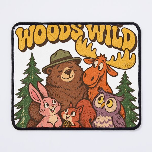 Item preview, Retro Woodland Wildfire Prevention Friends designed and sold by Idontwannaknow.