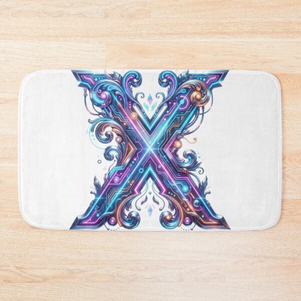 Item preview, Capital X – Cybernetic Fillet Neon Monogram designed and sold by Esencia Argentina.