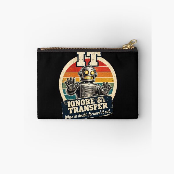Item preview, Ignore & Transfer – Retro IT Robot Vintage Tech Humor designed and sold by A-T-H.