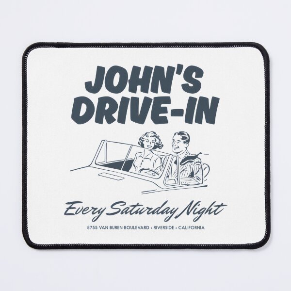 Item preview, Vintage Style Johns Drive-In Classic Retro Diner Illustration designed and sold by MariusAritistu.
