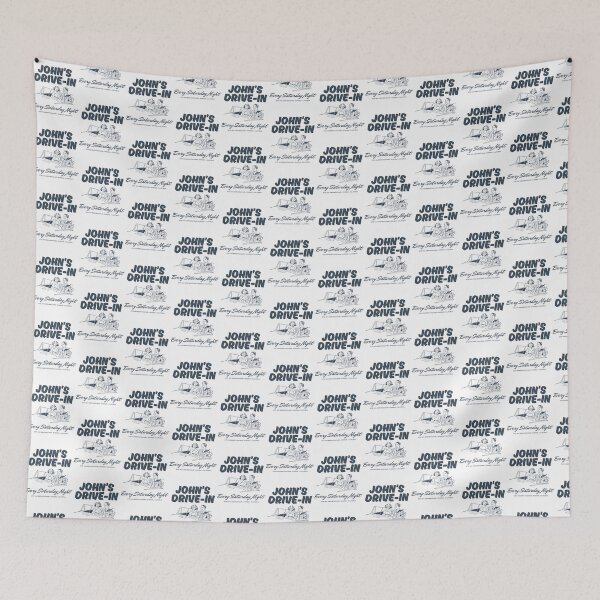 Item preview, Vintage Style Johns Drive-In Classic Retro Diner Illustration designed and sold by MariusAritistu.