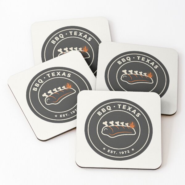 Item preview, Vintage Texas BBQ Ribs Circular Badge Emblem Vector designed and sold by Shutter-Dragon.