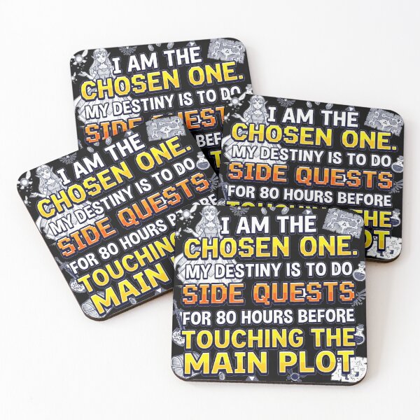 Item preview, I am the Chosen One. My destiny is to do side quests for 80 hours before touching the main plot. designed and sold by jrzvibe.