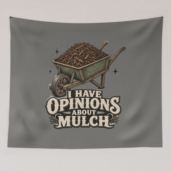 Item preview, I Have Opinions About Mulch Shirt, Funny Lawn Dad T-Shirt, Gardening Humor Tee, Yard Work Gift Shirt, Vintage Garden Dad Graphic designed and sold by TshirtsLabs.