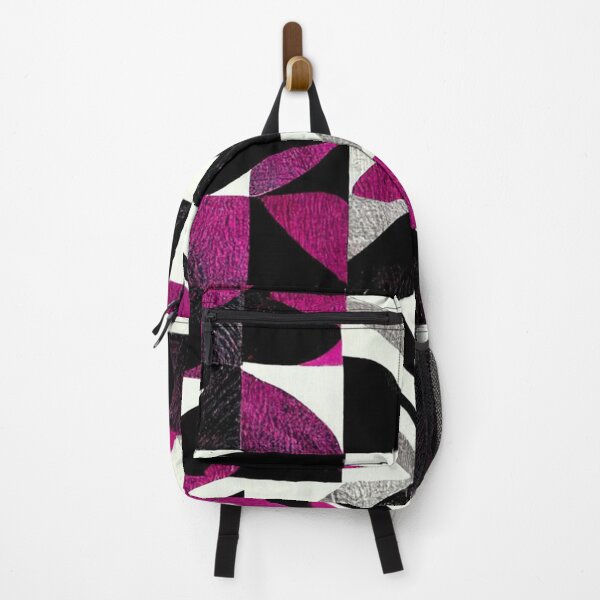 Item preview, Abstract Black, White and Pink Geometric Pattern designed and sold by shelteredinside.