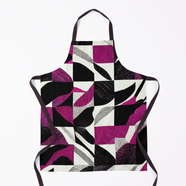Item preview, Abstract Black, White and Pink Geometric Pattern designed and sold by shelteredinside.