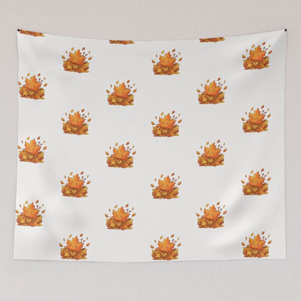 Item preview, Cute Leaf Jumping in Pile Autumn Sticker designed and sold by Cerys-GS.