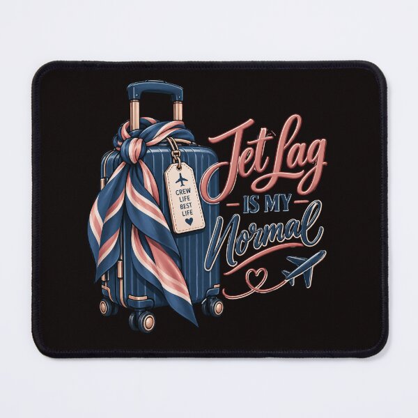 Item preview, Jet Lag Is My Normal – Funny Cabin Crew Travel Design designed and sold by Tadeusz1.