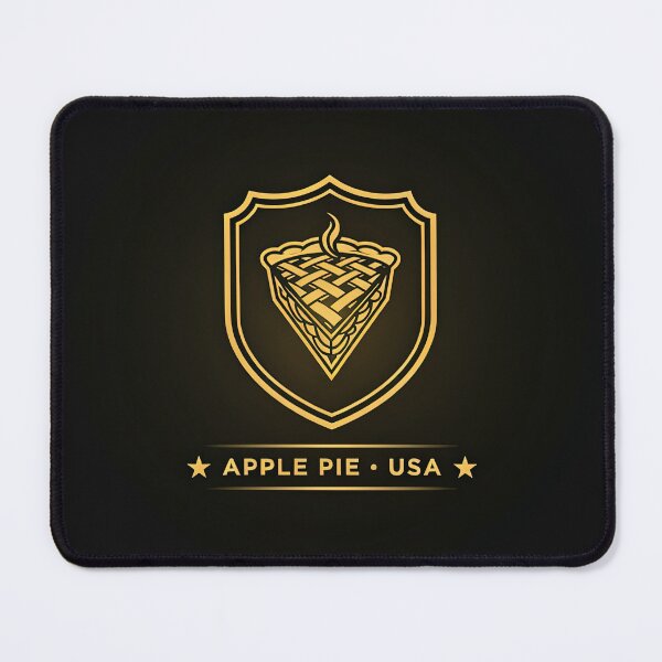 Item preview, Vintage American Apple Pie Shield Badge Emblem Vector designed and sold by Shutter-Dragon.