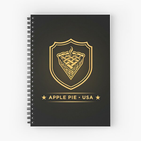 Item preview, Vintage American Apple Pie Shield Badge Emblem Vector designed and sold by Shutter-Dragon.