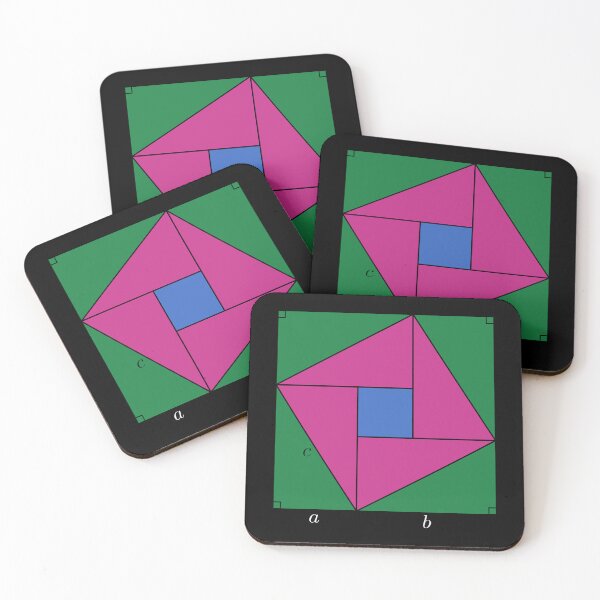 Item preview, Pythagorean Theorem nested (dark) designed and sold by jrmoser.