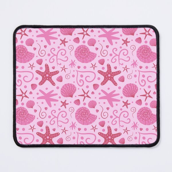 Item preview, Pink Seashells and Stars Pattern designed and sold by miawgigi.