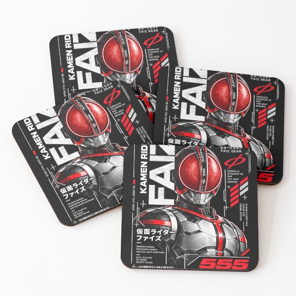 Item preview, Kamen Rider Faiz Inspired Japanese Tokusatsu Hero Design designed and sold by shincustomid.