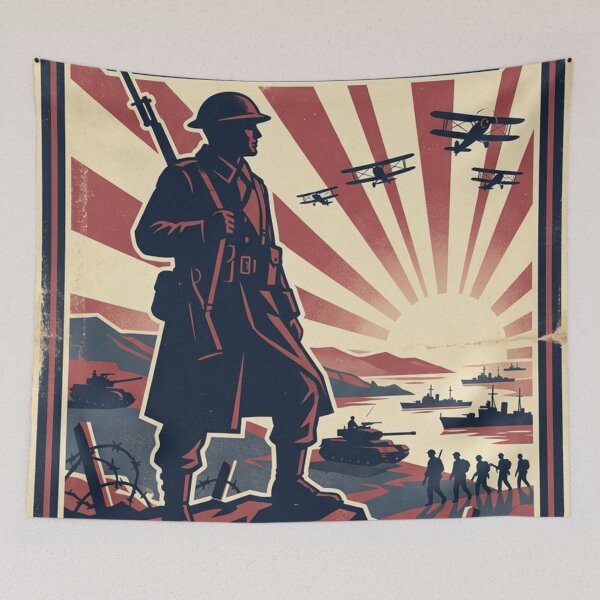 Item preview, War poster designed and sold by The King's general goods.