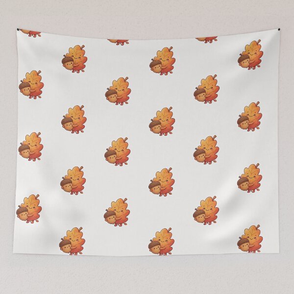 Item preview, Cute Leaf Holding Acorn Autumn Sticker designed and sold by Cerys-GS.