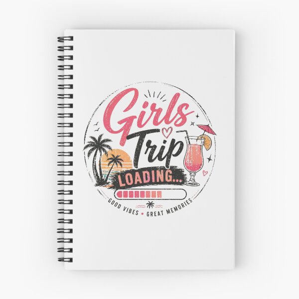 Item preview, Girls Trip Loading – Retro Tropical Vacation designed and sold by onlymagic8k.