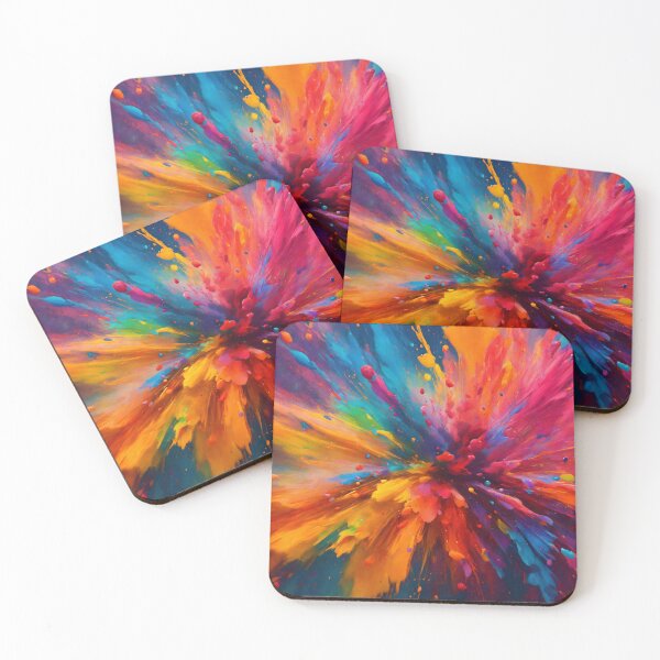 Item preview, Colorful Abstract Rainbow Splash designed and sold by shelteredinside.