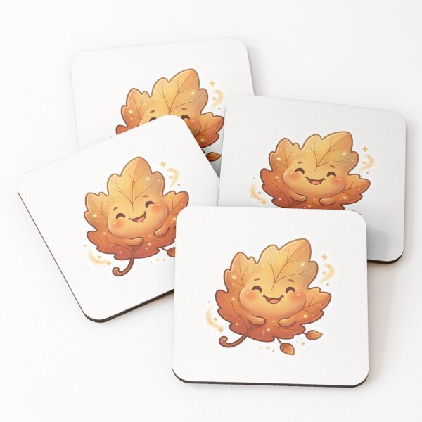 Item preview, Cute Leaf Floating Gently Autumn Sticker designed and sold by Cerys-GS.