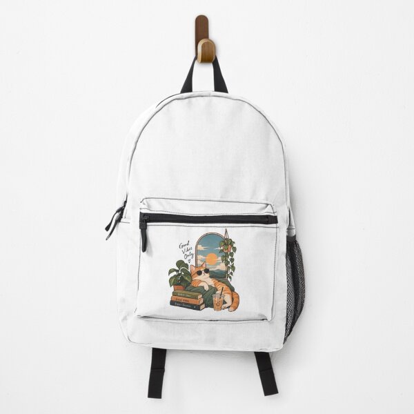 Item preview, Cool Cat Cozy Vibes – Aesthetic Retro Illustration designed and sold by LarkLeaf.