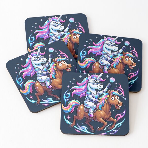 Item preview, A unicorn riding a horse designed and sold by BiaSMartins.
