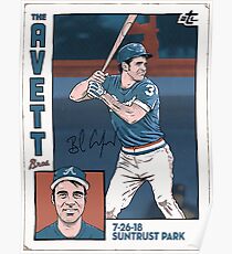 The Avett Brothers Suntrust park 26 07 2018 Poster