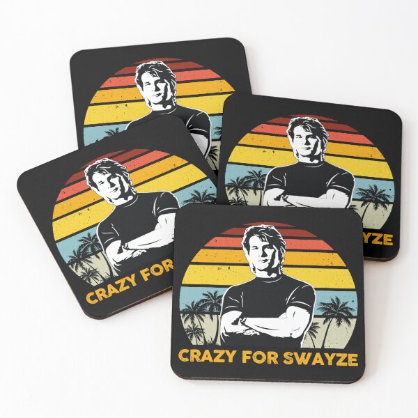 Item preview, Crazy for Swayze Funny Patrick Swayze Vintage Retro designed and sold by MapMitchell.
