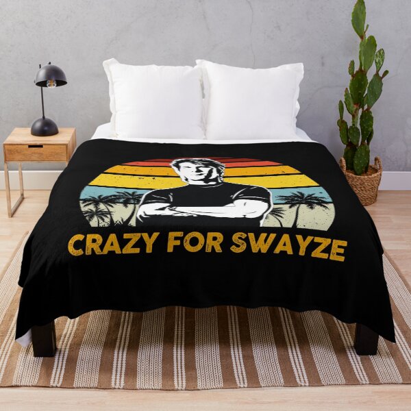Item preview, Crazy for Swayze Funny Patrick Swayze Vintage Retro designed and sold by MapMitchell.