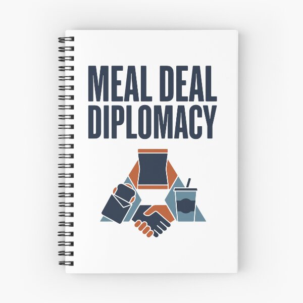 Item preview, Meal Deal Diplomacy Funny Meal Deal designed and sold by cursotti.